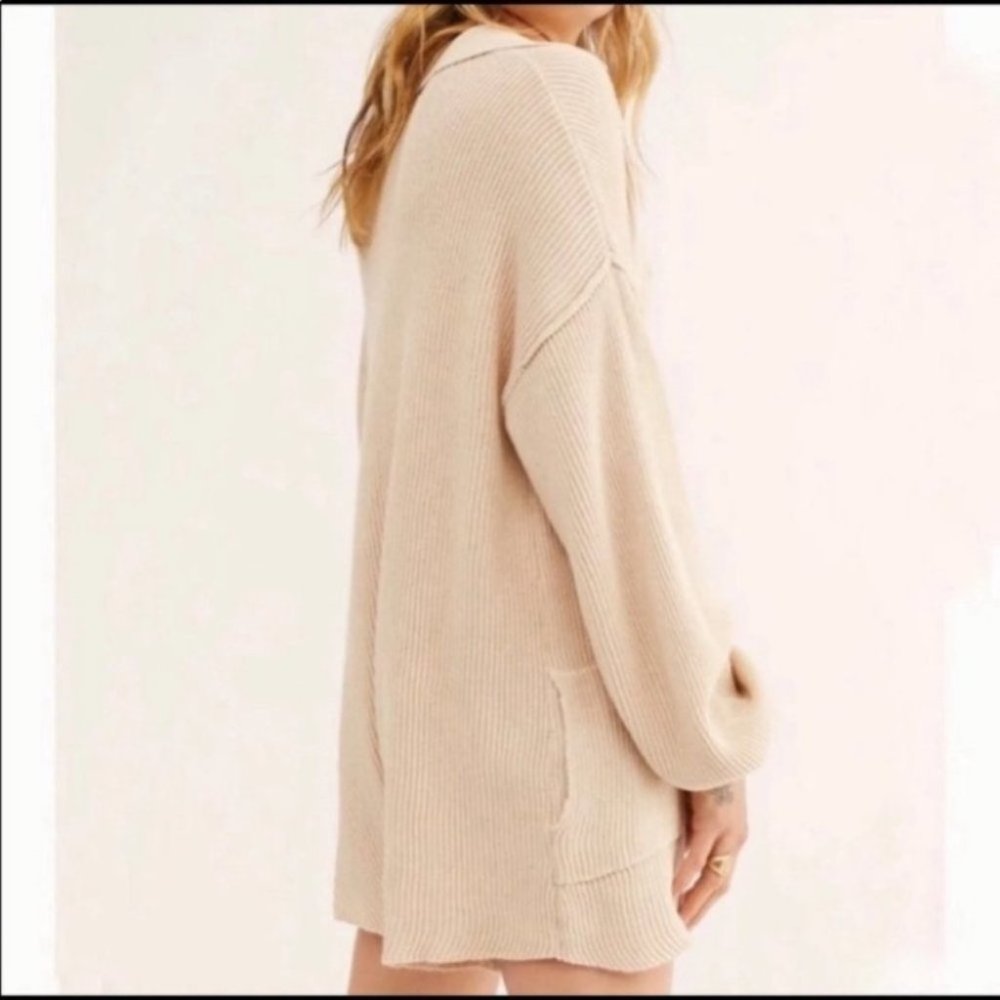 NWT Free People Picnic Sweater Romper NEUTRAL - Picture 5 of 11